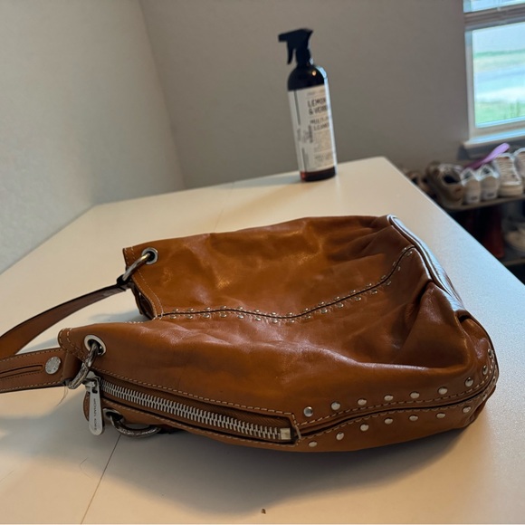 Michael Kors Astor Leather Hobo Shoulder Bag - Picture 16 of 17